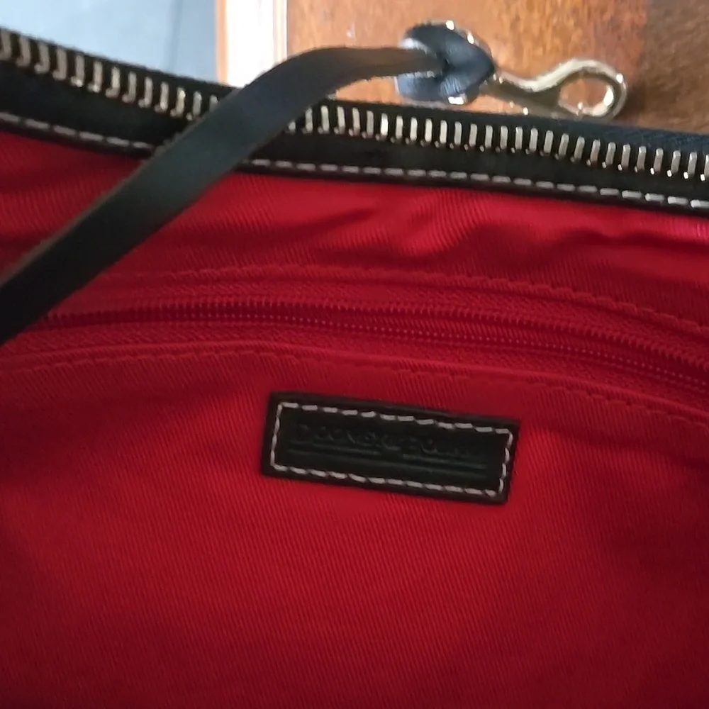 Dooney & Bourke Black and Gray Signature Bag - Picture 4 of 6